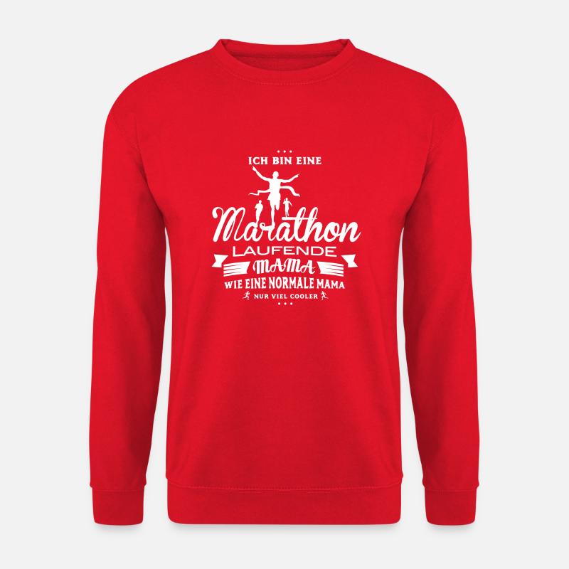 Marathon Mama - Unisex Pullover - Rot