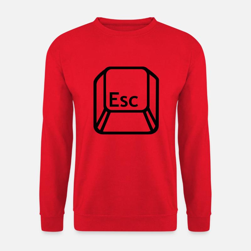 Esc Computer - Unisex Pullover - Rot