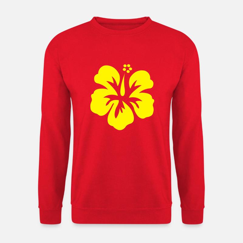 hawaii_blume - Unisex Pullover - Rot