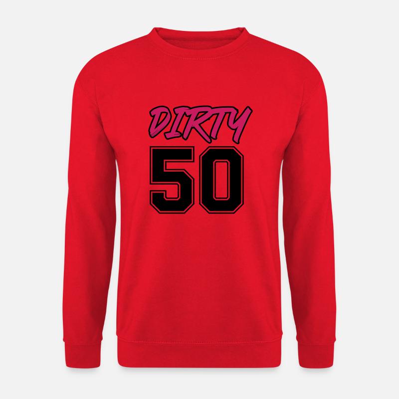 dirty 50 - Unisex Pullover - Rot