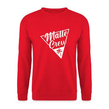 malle crew mallorca - Unisex Pullover - Rot - Vorne - Alina (178cm) & Michal (187cm)