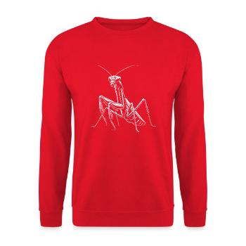 Mantis - Unisex Sweatshirt - red - Front - Alina (178cm) & Michal (187cm)