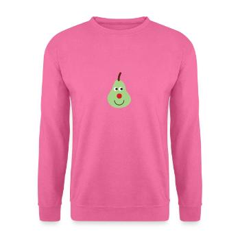 Poire de Noël - drôle - Sweat-shirt Unisexe - rose - Devant