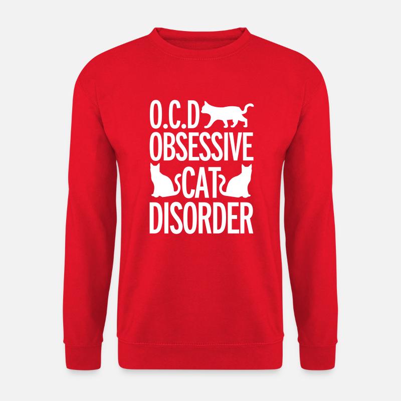 Cats - Unisex Pullover - Rot