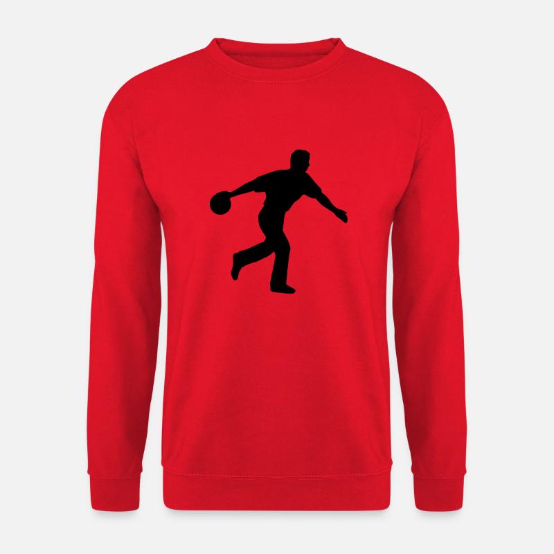 bowler_1c - Sweat-shirt Unisexe - rouge