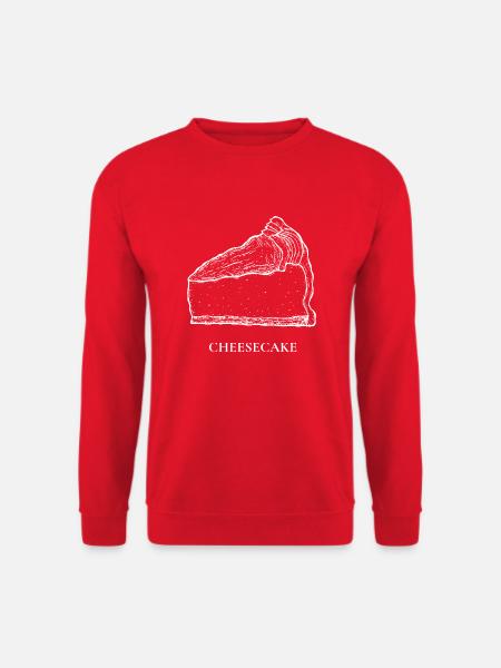 Cheesecake drawing - Unisex Sweatshirt - red