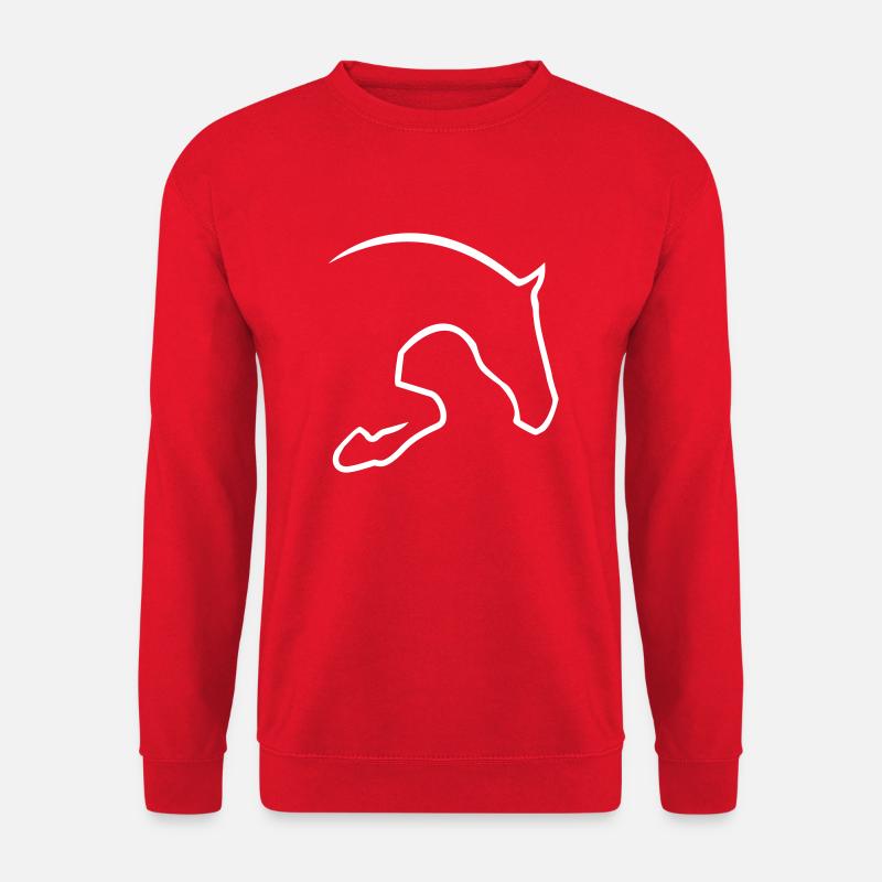 Springpferd - Unisex Pullover - Rot