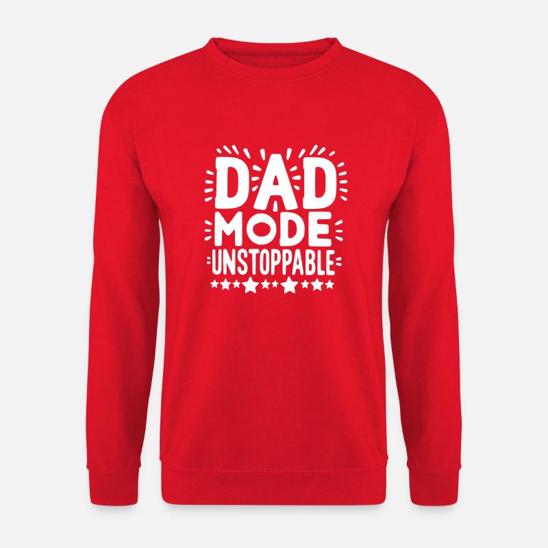 Papa-Modus Unaufhaltsam - Unisex Pullover - Rot