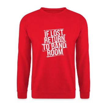 Dicton amusant pour les mélomanes - Sweat-shirt Unisexe - rouge - Devant - Alina (178cm) & Michal (187cm)