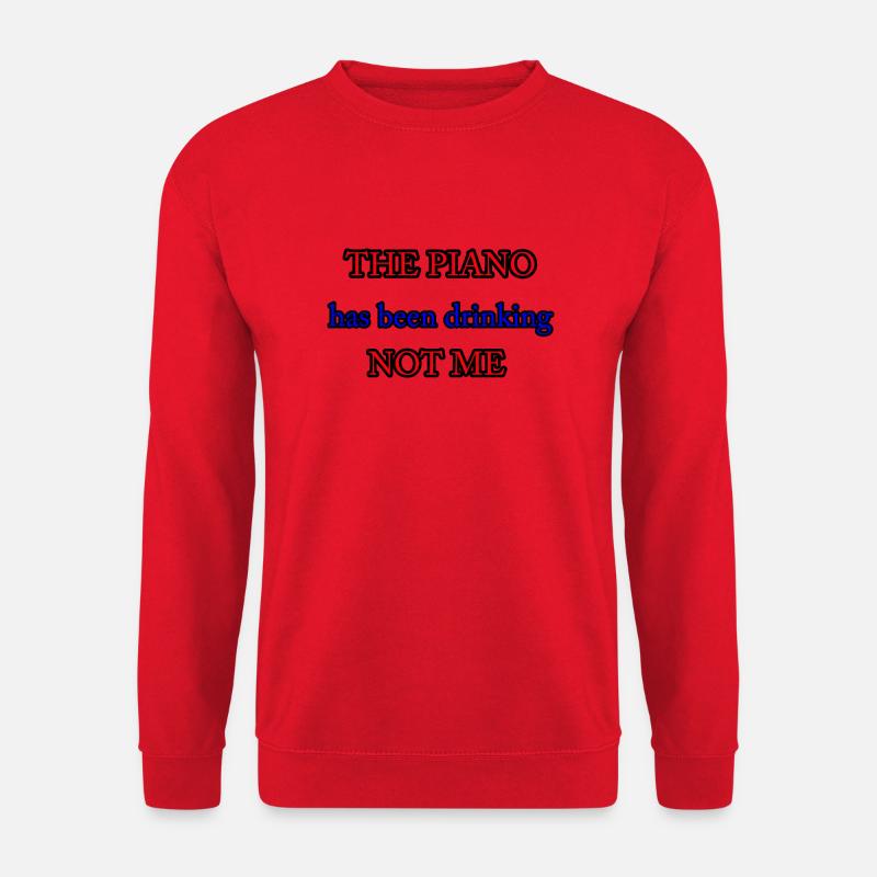 Klavier 05 - Unisex Pullover - Rot