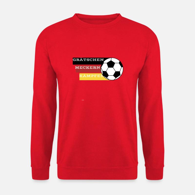 Fußball kämpfen und siegen - Unisex Pullover - Rot