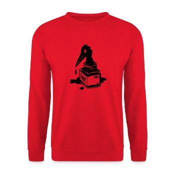 Tuscherabe - Sweat-shirt Unisexe - rouge - Devant - Alina (178cm) & Michal (187cm)