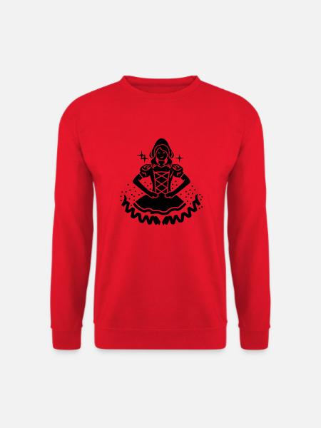 Fasching - Karneval - Garde - Tanz - Marie - 1C - Unisex Pullover - Rot