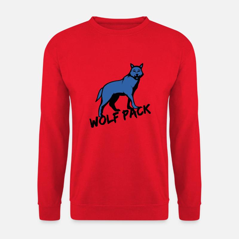 Wolf Pack - Unisex Sweatshirt - red