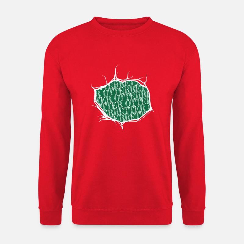 tier crossing freund vegetarier gewaltlosigkeit - Unisex Pullover - Rot