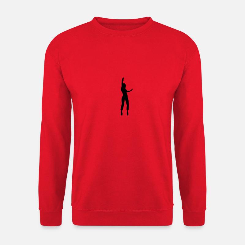 Dancing Dance Music - Unisex Pullover - Rot