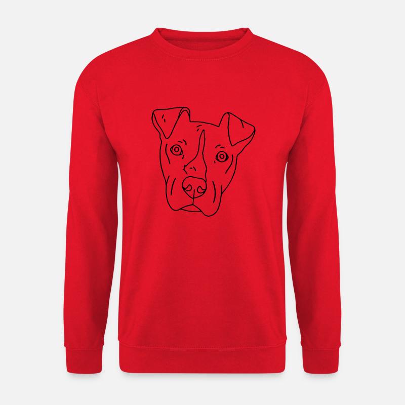 Hund - Unisex Pullover - Rot