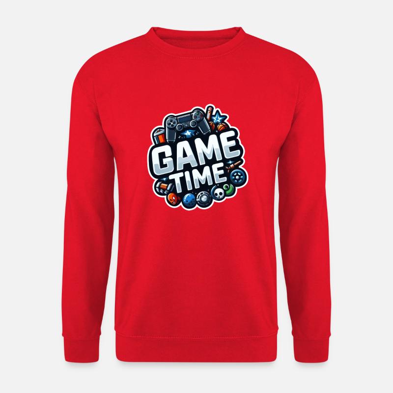 Spielzeit! - Unisex Pullover - Rot