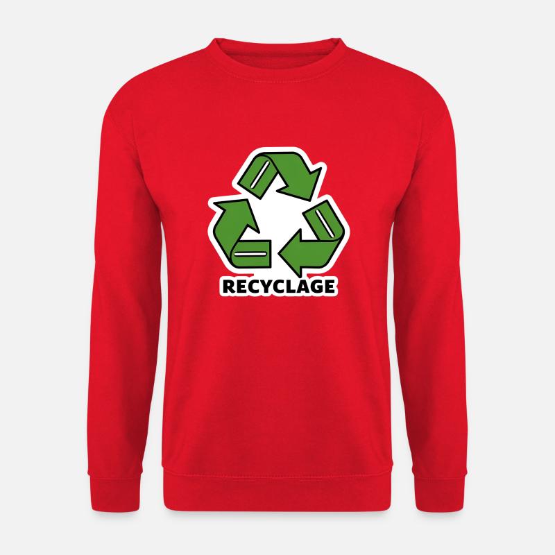 Recycling - Unisex Pullover - Rot