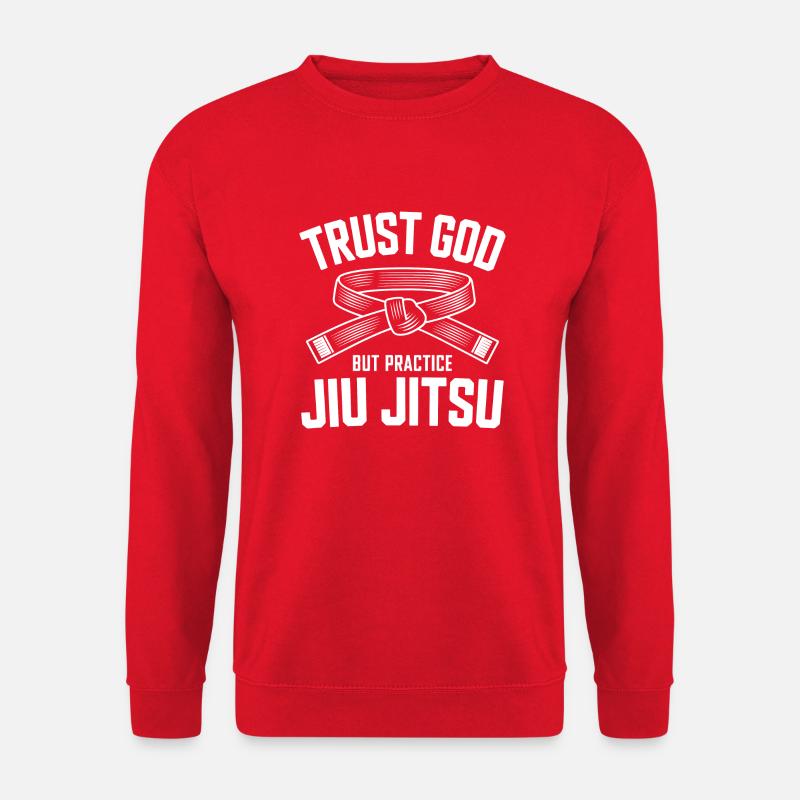 Experience discipline in grappling - Unisex Sweatshirt - red