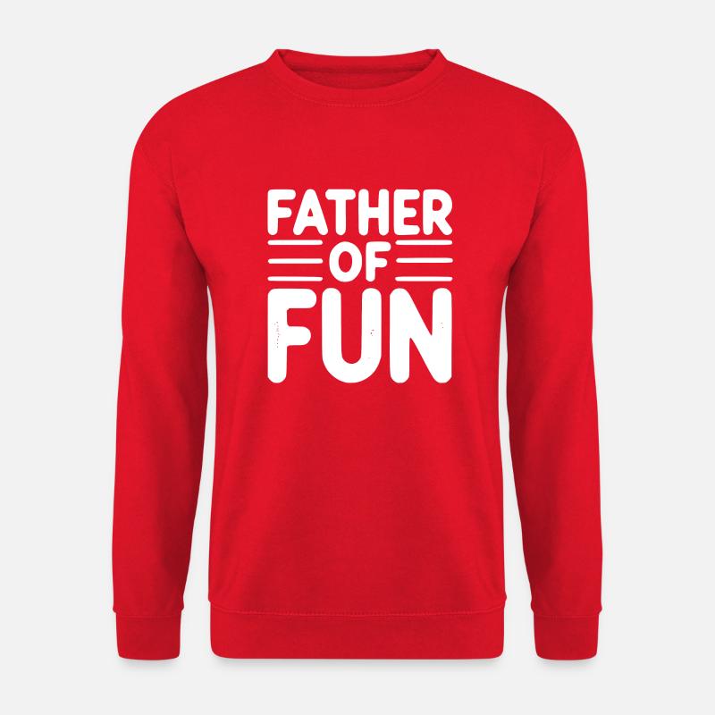 Vater des Spaßes - Unisex Pullover - Rot