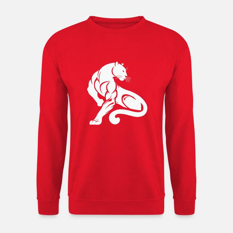 Panther Leopard - Unisex Pullover - Rot