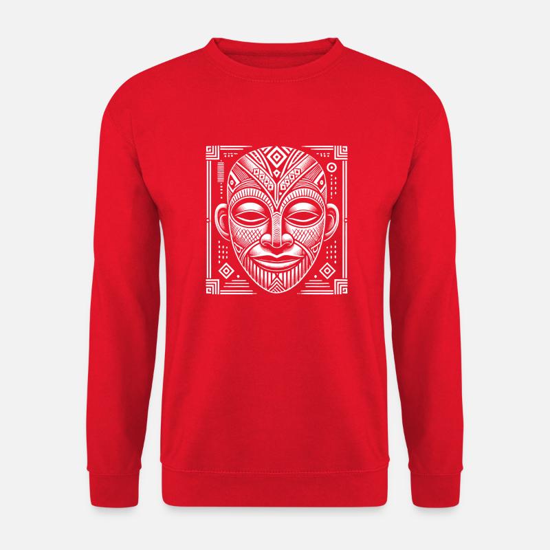 Maske - Unisex Pullover - Rot