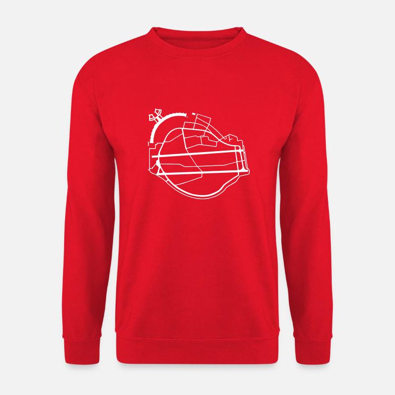 Tempelhofer Feld Berlin - Unisex Pullover - Rot