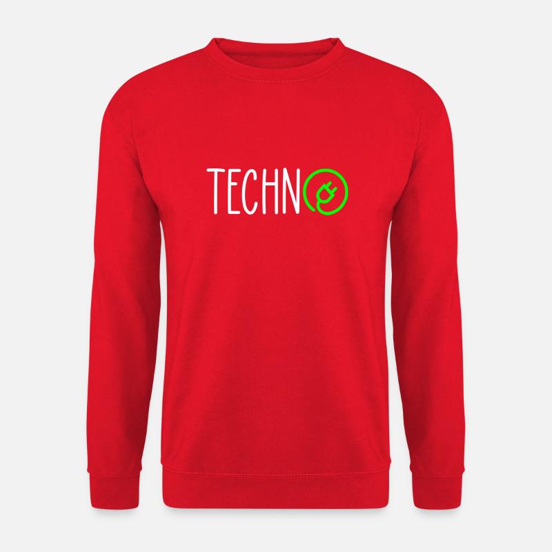 techno charge - Unisex Sweatshirt - red
