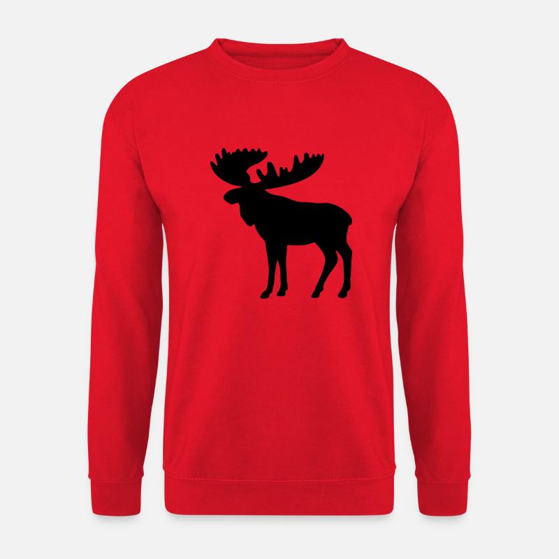 Elch - Unisex Sweatshirt - red