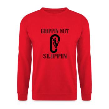 Bouldern Klettern Climbing - Unisex Pullover - Rot - Vorne - Alina (178cm) & Michal (187cm)