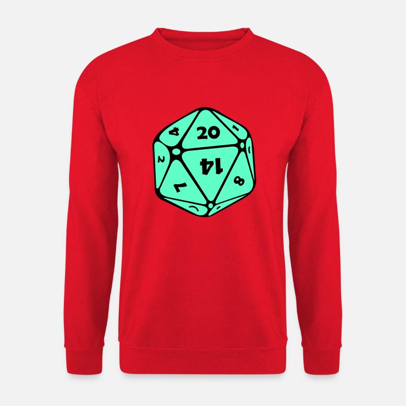 Cube - Sweat-shirt Unisexe - rouge