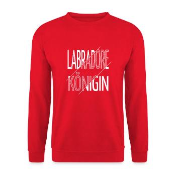 cool schäferhund geburtstagsgeschenkidee pudel - Unisex Pullover - Rot - Vorne - Alina (178cm) & Michal (187cm)