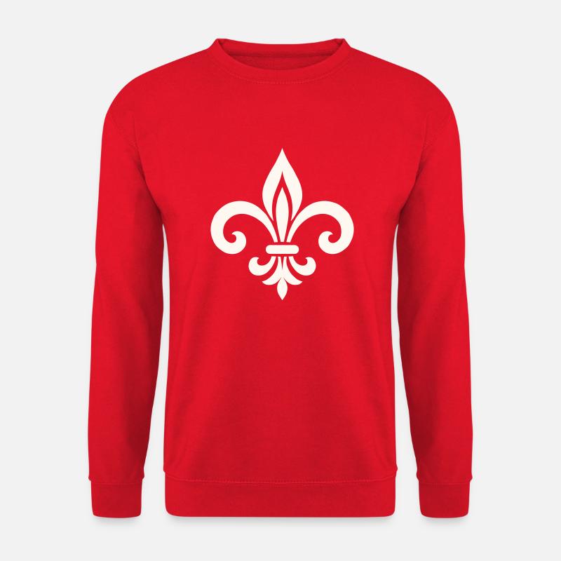 Fleur de Lis - Unisex Pullover - Rot
