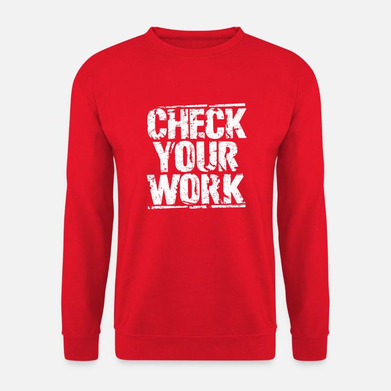Math Teacher Inspiration - Unisex Sweatshirt - red