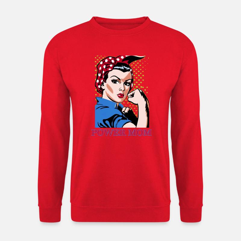 Power-Mama - Unisex Pullover - Rot