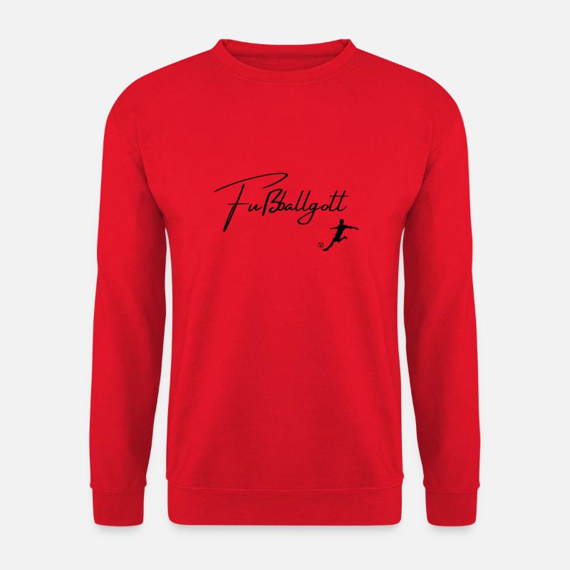 Fußballgott - Unisex Pullover - Rot