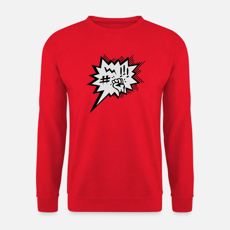 Ärger und Wut - Unisex Pullover - Rot