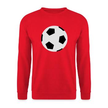 Fussballspiel - Unisex Pullover - Rot - Vorne - Alina (178cm) & Michal (187cm)