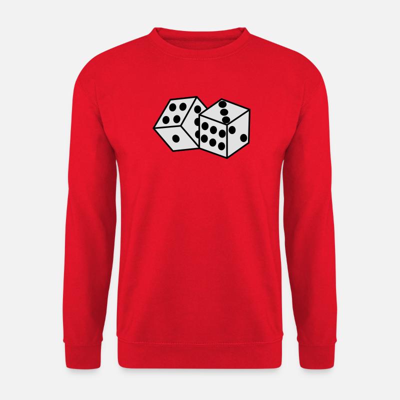 Würfel - Unisex Pullover - Rot