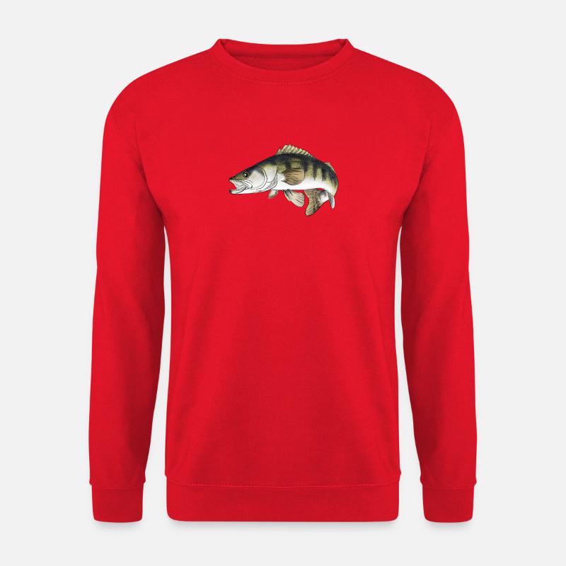 pike-perch - Unisex Sweatshirt - red