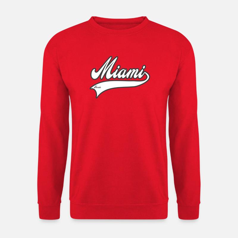 miami florida - Unisex Pullover - Rot