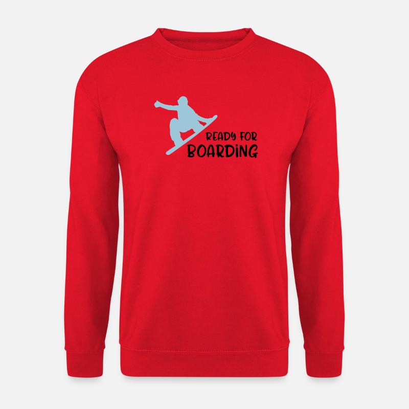 Snowboard - Unisex Pullover - Rot