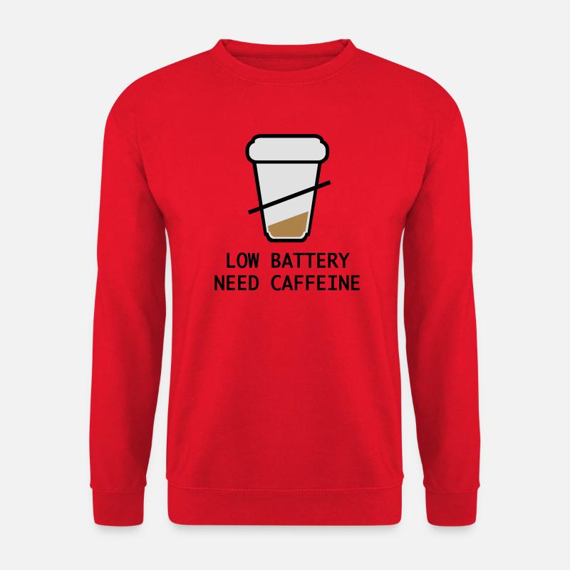 Kaffee - Unisex Pullover - Rot