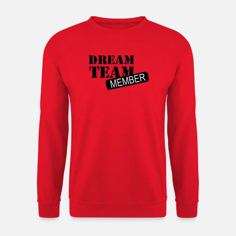 6061912 121196980 dreamteam - Unisex Pullover - Rot