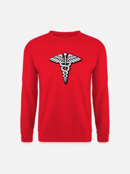 Geneeskunde zegel - Uniseks sweater - rood