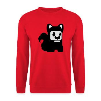 hund fuchs wolf - Unisex Pullover - Rot - Vorne - Alina (178cm) & Michal (187cm)