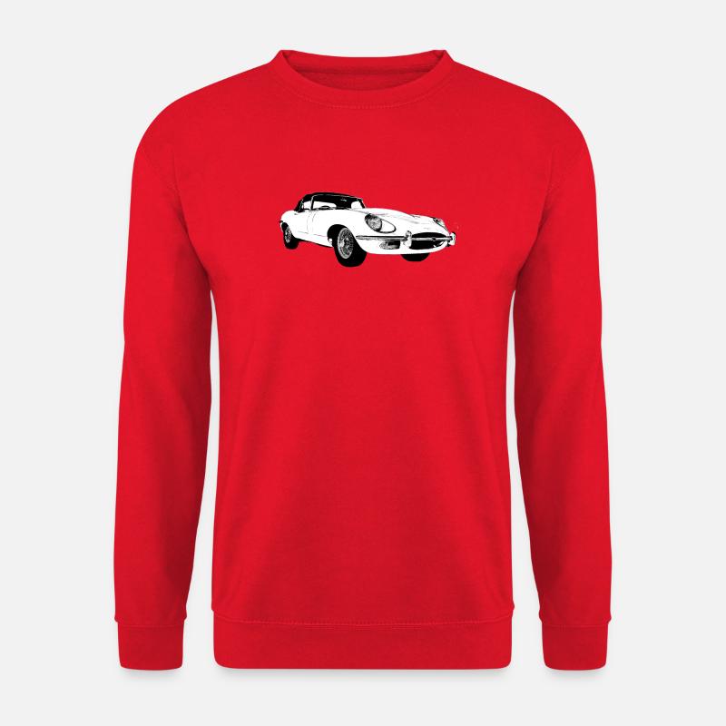 E type jag - Sweat-shirt Unisexe - rouge
