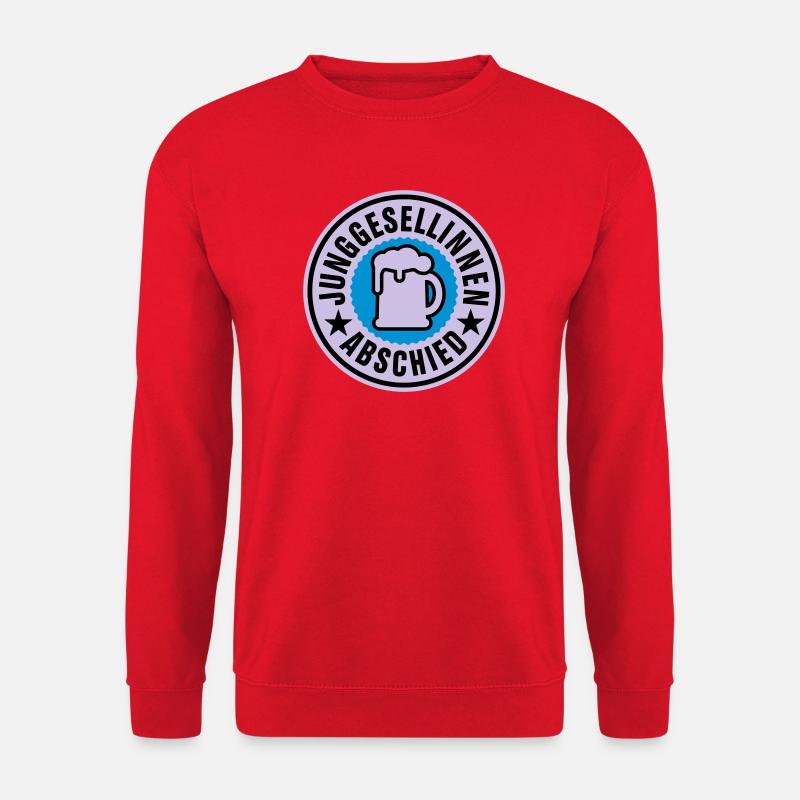 Junggesellinnen Abschied | Hochzeit | Beer | Bier - Sweat-shirt Unisexe - rouge