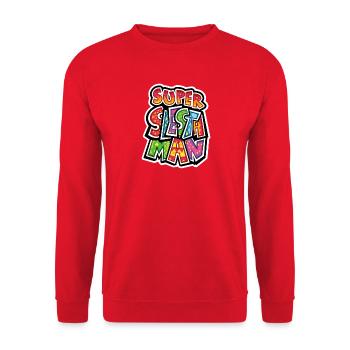 Super Siesta Man - Unisex Sweatshirt - red - Front - Alina (178cm) & Michal (187cm)